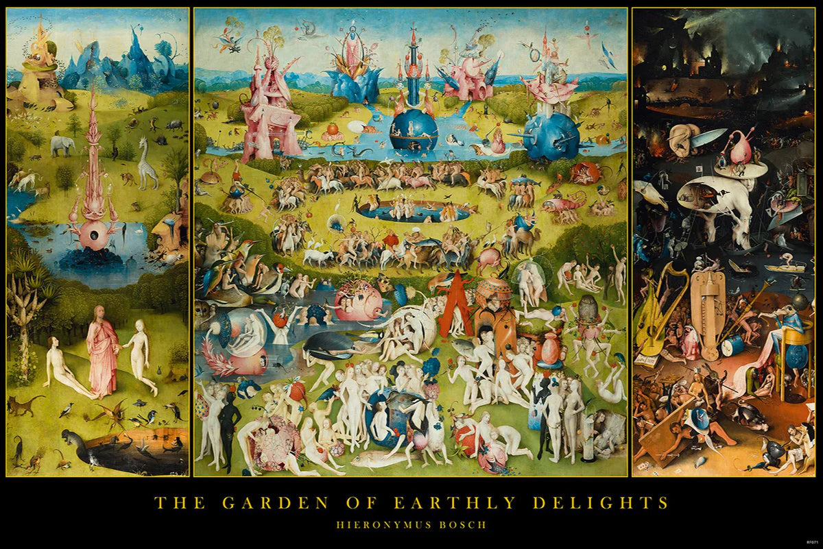 Hieronymus Bosch's 'Garten der Lüste': Eine Reise in surreale Genüsse