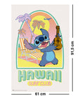 Stitch Poster Disney Hawaii Surf Club