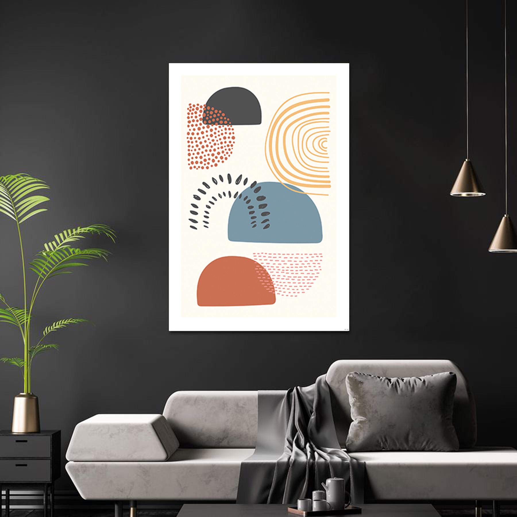 Abstract Shapes Poster Abstrakte Formen