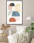 Abstract Shapes Poster Abstrakte Formen